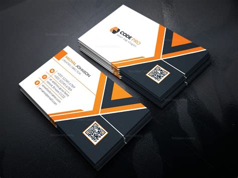 Premium Business Card Design Template In Eps Format Graphic Prime