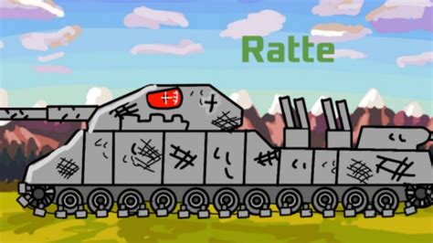 The Ratte Cartoon About Tanks Youtube