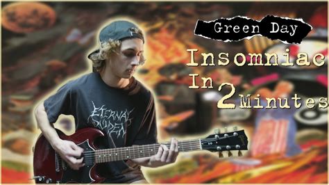 Green Day Insomniac In 2 Minutes Guitar Medley Youtube