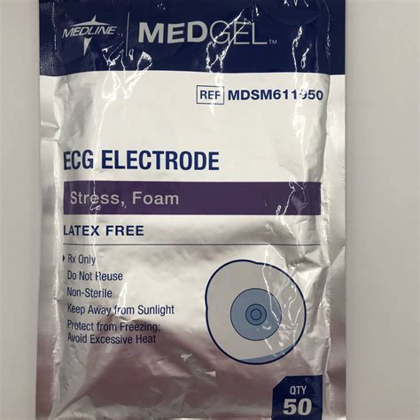 Medline Mdsm611950 Medgel Ecg Electrode 50pckg X Gb Tech Usa