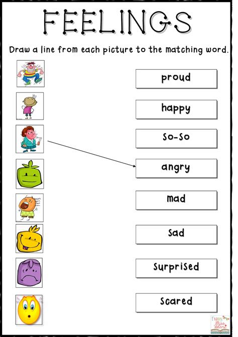 Maybe you would like to learn more about one of these? Matching Emotions Worksheets
