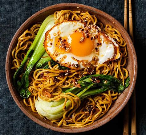 Noodles With Crispy Chilli Oil Eggs Recipe Cart