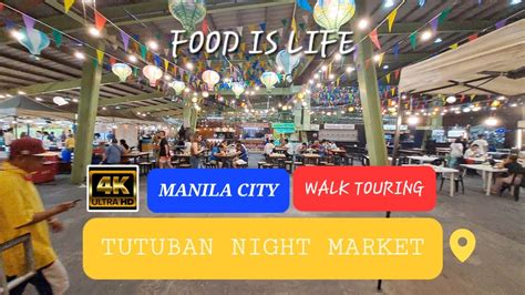 [walking] Walk Touring Tutuban Night Market Manila City Philippines Food Shortvideo