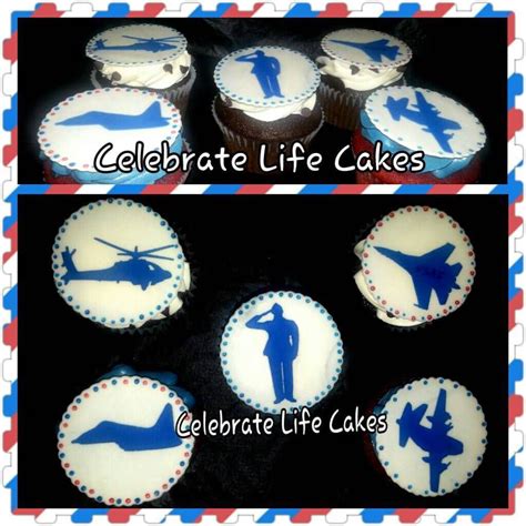 Military Air Force Birthday Cupcakes Air Force Birthday Military