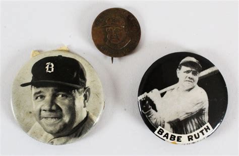 Babe Ruth Pins Lot 3 Yankees Memorabilia Expert