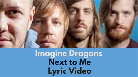 Imagine Dragons Next To Me Youtube