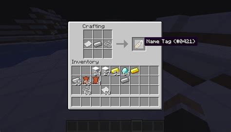 How to make a name tag. Overview - HorseArmorCrafting - Bukkit Plugins - Projects ...