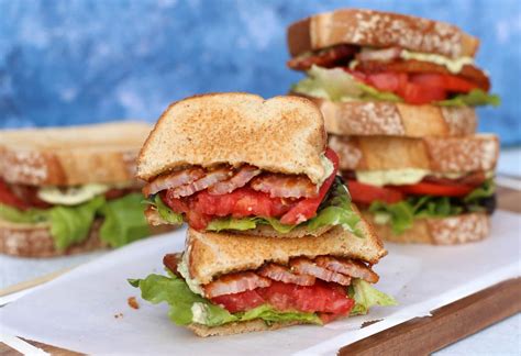 Gourmet Blts With Avocado Aioli Thriving Home