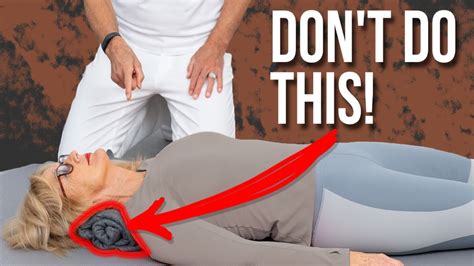 Correct Your Sleeping Position Get Rid Of Neck Pain Youtube