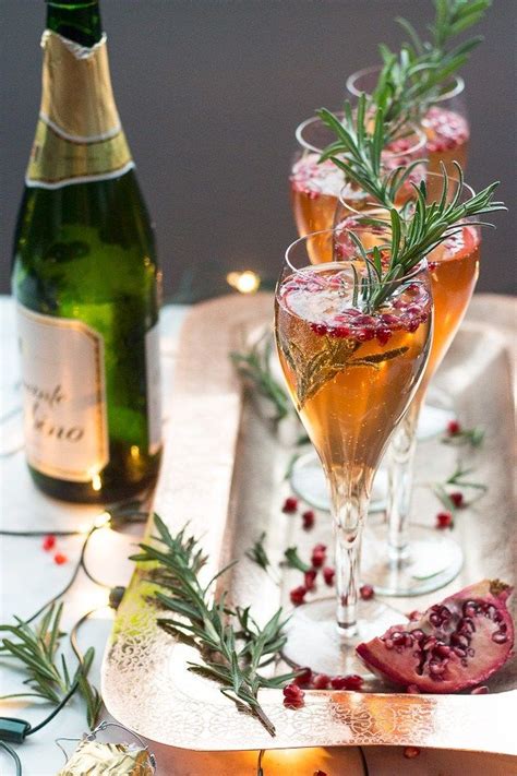 If you're looking for a unique holiday drink with a stunning presentation, try our blue christmas cocktail. champagne pomegranate spritzers (a simple festive & bubbly ...