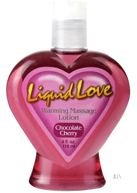 liquid love 4oz chocolate cherry massage lotion lotion massage
