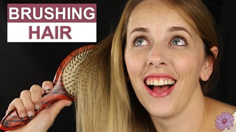 Fun Brushing My Hair Asmr 💁 Long Hair And Brushes 💁 Binaural Youtube