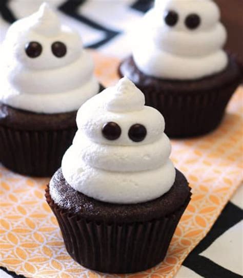 I made these cupcakes for baby jude's 1st birthday! Gluten-Free Vegan Ghost Cupcakes | Recipe | Halloween baking, Cupcake recipes, Halloween cupcakes