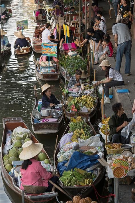 Damnoen Saduak Floating Market Thailand Stock Image C0384406