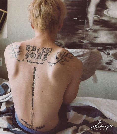 The tattoos symbolize their loved ones, an important date, or icons that describe their feelings or represent. what's your favorite tattoo from a kpop idol? - Random ...