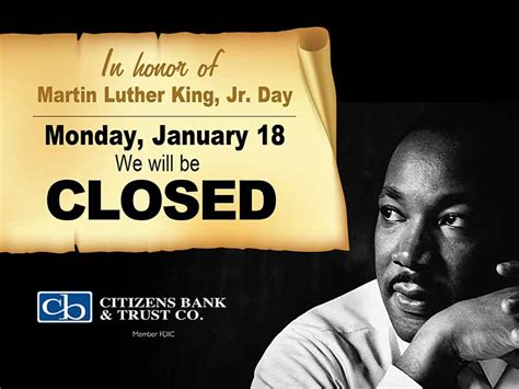 Martin Luther King Day Closed Sign Kindercare The Citrus Report