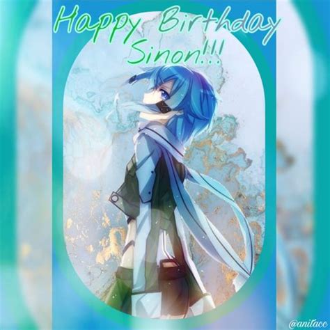 Happy Birthday Sinon Anime Amino