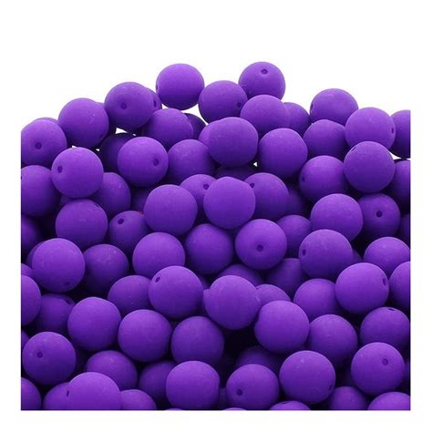 Neon Beads Round Czech Glass 4mm Purple 50pcs Beads And Beading Supplies From The Bead