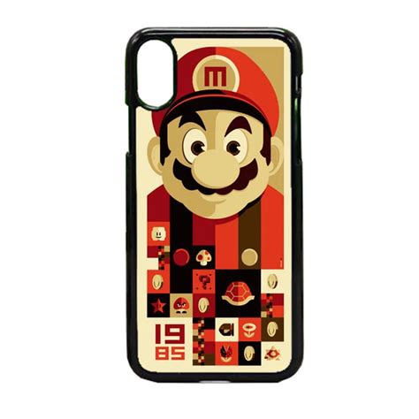 Mario Bros Vector Iphone Xs Case Frostedcase 6s Plus Poster Desenhos