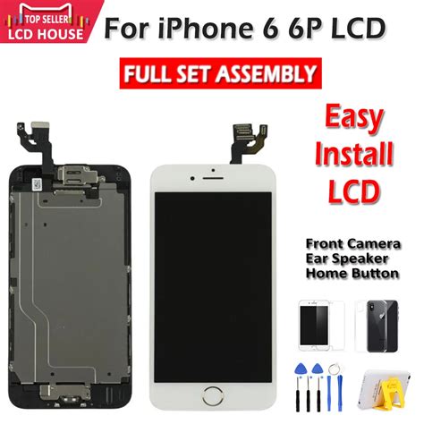 Grade Aaa Screen For Iphone 6g 6 Plus Lcd Full Set Assembly Complete