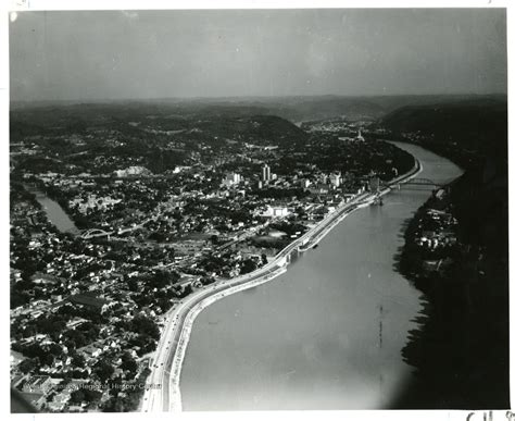 Aerial View Of Charleston W Va West Virginia History Onview Wvu