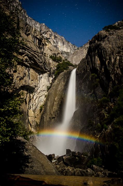 Yosemite Falls With Moonbow Daniel Leu Photography