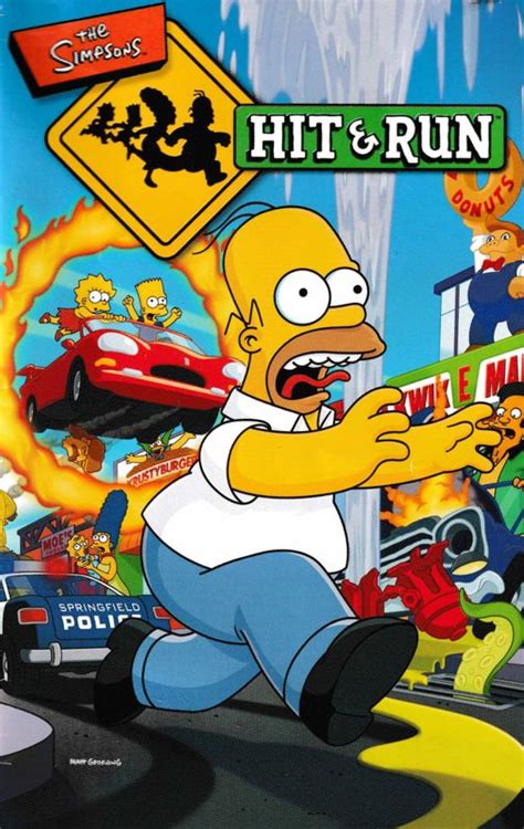 The Simpsons Hit And Run 2003 Box Cover Art Mobygames