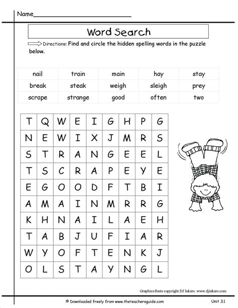 029 Printable Word Search Maker For Kids Cursive Worksheet — Db