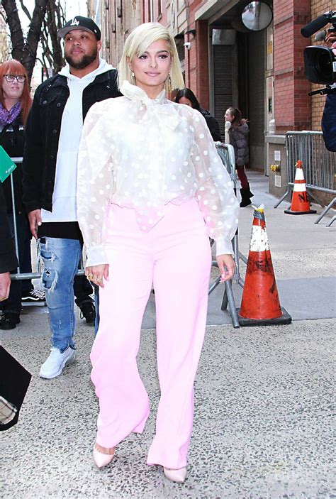 Bebe Rexha In A Pink Pants Was Seen Out In New York 03282019