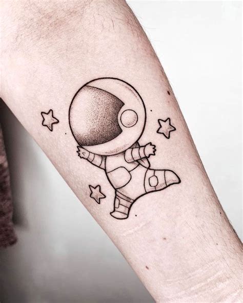 Top More Than 86 Astronaut Tattoo Minimalist Super Hot Ineteachers