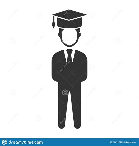 Graduate Scholar Icon Design Stock Vector Illustration Of Academy