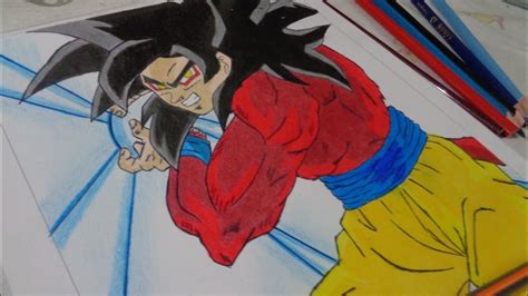 Dibujando A Goku Fase 4 Youtube