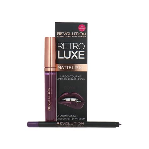 Makeup Revolution Retro Luxe Matte Lip Kit Royal Online Kaufen Blisso