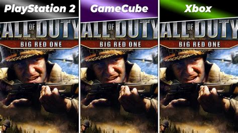 Call Of Duty 2 Big Red One 2005 Playstation 2 Vs Gamecube Vs Xbox