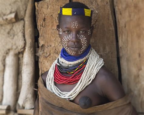 Karo Tribe Woman Southern Ethiopia Omo Valley The Karo Flickr