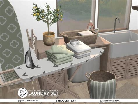 Laundry Cc Sims Syboulette Custom Content For The Sims Images And Photos Finder