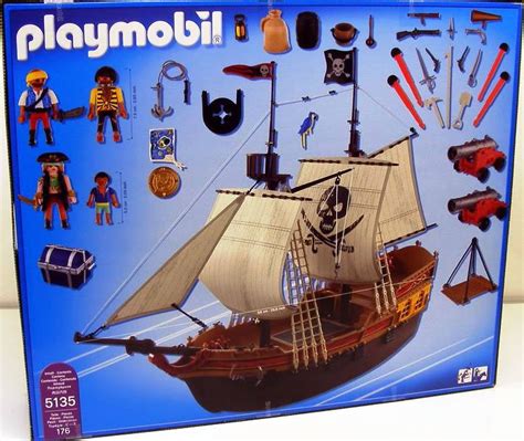 Playmobil Pirate Attack Ship 5135 Table Mountain Toys