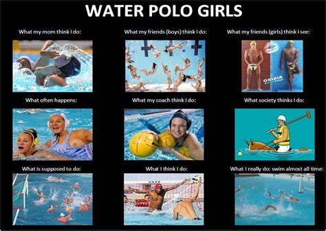 Players try to get the ball into the goal more times than the opposing team, without using goggles. water polo girls | Water polo girls, Water polo, Water polo quotes