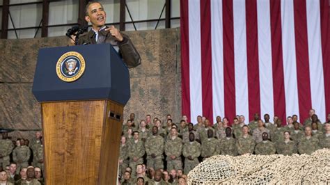 Obama Makes Surprise Trip To Afghanistan Tells Troops We Stand In Awe