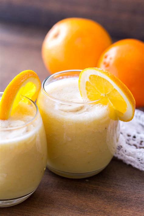 Fresh Orange Smoothie Recipe Julies Eats And Treats
