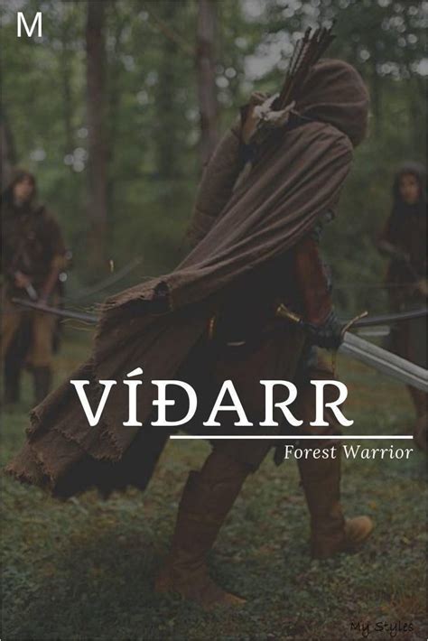 17012020 Vidarr Meaning Forest Warrior Old Norse