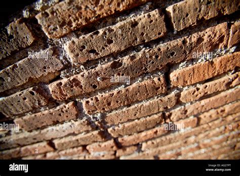Original Roman Brick Wall Ostia Antica Rome Italy Stock Photo Alamy