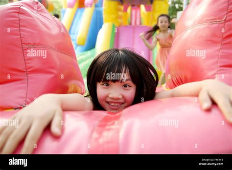 Children Bouncy Castle Hi Res Stock Photography And Images Alamy