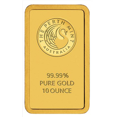 Dbs Coins 10 Oz Perth Gold Bullion Bar