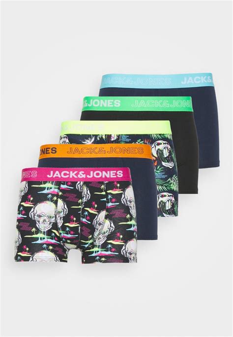 Jack And Jones Jacmelting Skull Trunks 5 Pack Panties Cabaretdunkelblau Zalandoat