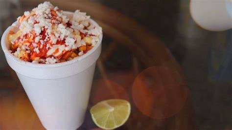 Snack With Me Mexican Style Corn In A Cup Elote En Vaso Youtube