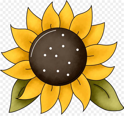 Common Sunflower Petal Clip Art Sunflower Template 11061021