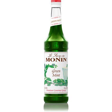 Monin Green Mint Syrup 750 Ml Bottle
