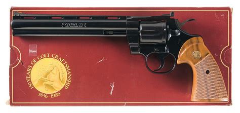 Colt Python Double Action Revolver With Original Box
