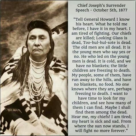 Chief Josephs Last Speech ~ The Reason I Respect Everything About